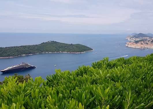 Ritz-Carlton Yacht Collection's Evrima in Dubrovnik